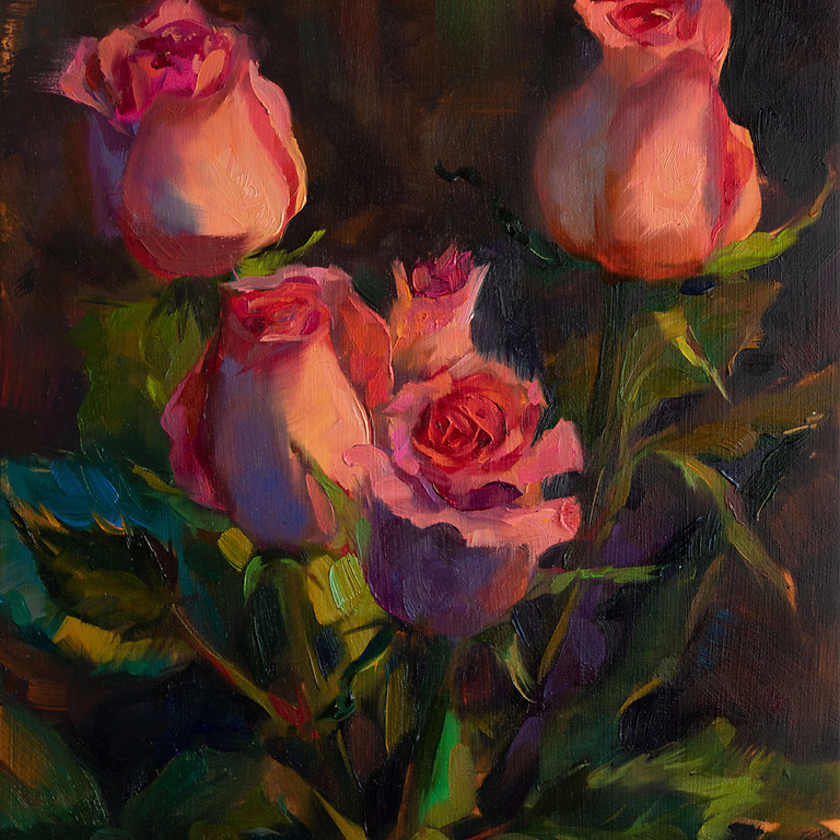 Flowers painting by Elena Morozova