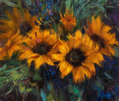 Blooming Sunshine painting by Elena Morozova